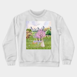 The flower lady Crewneck Sweatshirt